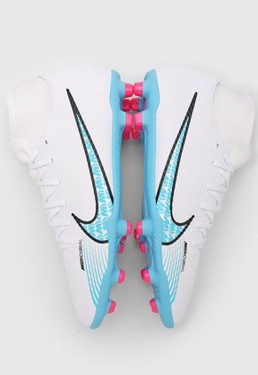 Guayo Blanco-Celeste-Negro-Fucsia Nike Superfly 9 Club FG/MG