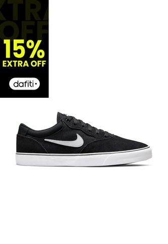 Tenis Nike Sb Chron 2 Hombre-Negro/Blanco Nike