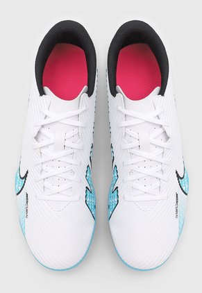 Guayo Blanco-Celeste-Fucsia Nike Vapor 15 Club FG/MG