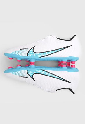 Guayo Blanco-Celeste-Fucsia Nike Vapor 15 Club FG/MG