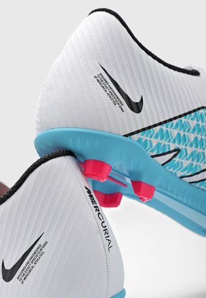 Guayo Blanco-Celeste-Fucsia Nike Vapor 15 Club FG/MG