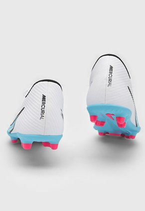 Guayo Blanco-Celeste-Fucsia Nike Vapor 15 Club FG/MG