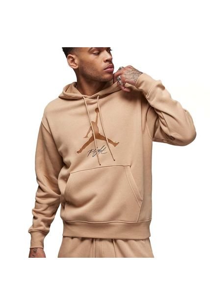 Hoodie Jordan Brand Ess Fleece Baseline-Café Claro