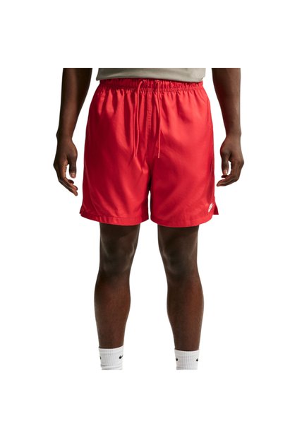 Pantaloneta Nike Club Flow Hombre-Rojo