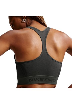 Top Nike Pro Seamless Mujer-Gris