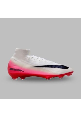 Guayos Nike Unisex Mercurial Superfly 10 Elite FG - Blanco/Rojo Nike