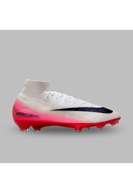 Guayos Nike Unisex Mercurial Superfly 10 Elite FG - Blanco/Rojo