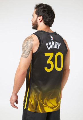 Esqueleto Negro-Amarillo-Blanco Nike Golden State Warriors City Edition