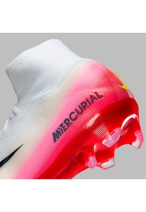 Guayos Nike Unisex Mercurial Superfly 10 Elite FG - Blanco/Rojo
