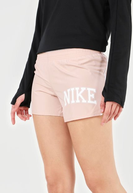 Short Palo Rosa-Blanco Nike