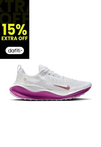 Tenis Nike Reactx Infinity Run 4 Mujer-Blanco/Fucsia Nike