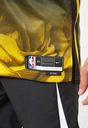 Esqueleto Negro-Amarillo-Blanco Nike Golden State Warriors City Edition