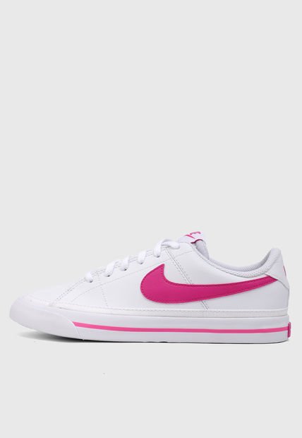 Tenis Lifestyle Blanco-Fucsia NIKE Court Legacy