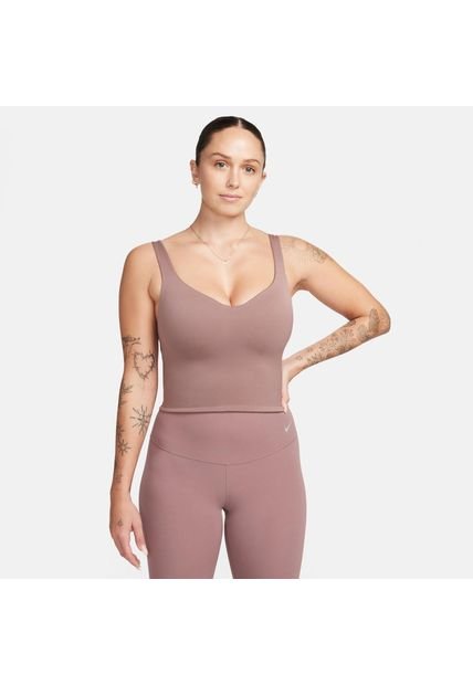 Top Mujer Nike Dri Fit Alate Lila