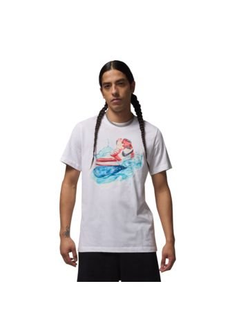 Camiseta Nike M J Flt Ess Aj1 Ss Crew Hombre-Blanco Nike
