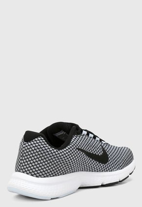 Tenis Running Gris-Negro-Blanco Nike Runallday