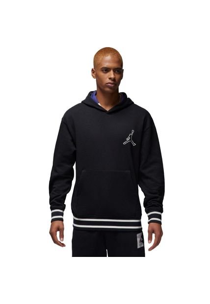 Hoodie Jordan Mvp Stmt Fleece Po 2-Negro