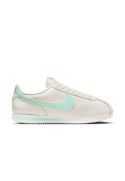 Tenis Nike Cortez Mujer-Blanco/Celeste