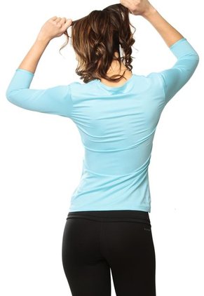 Buzo Azul Turquesa Nike Pure Ls Top