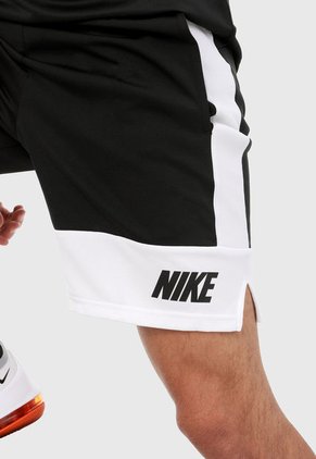 Pantaloneta Blanco-Negro Nike