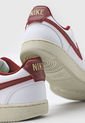 Tenis Lifestyle Blanco-Vino Tinto-Marfil Nike Court Vision Low NN de Nike