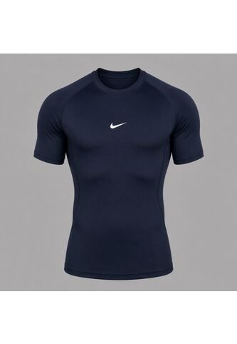 Camiseta Nike Hombre M Np Dri-Fit Tight Top Ss - Azul Nike