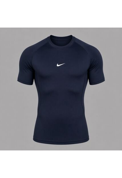 Camiseta Nike Hombre M Np Dri-Fit Tight Top Ss - Azul