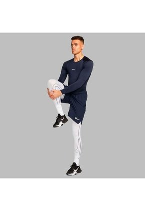 Camiseta Nike Hombre M Np Dri-Fit Tight Top Ls - Azul