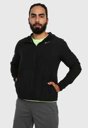 Hoodie Negro Nike Run Stripe