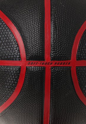 Balón De Basketball Negro-Rojo Nike Dominante