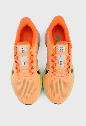 Tenis Running Naranja Neón-Verde Neón-Blanco Nike Air Winflo 9