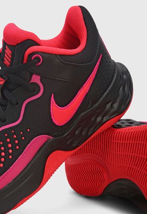 Tenis Basketball Negro-Rosa-Fucsia Nike Fly. By Mid 3