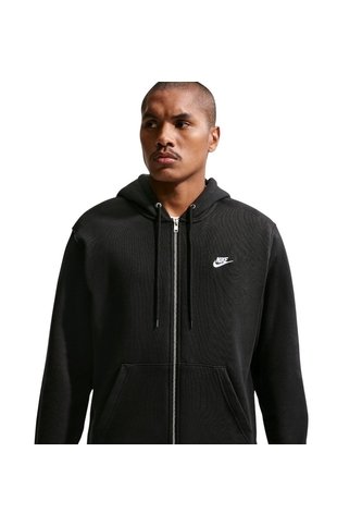 Hoodie Nike Club Bb Fz Hoodie Hombre-Negro Nike
