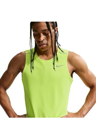Camiseta Sin Mangas Nike Df Miler Tank Top Hombre-Verde Nike
