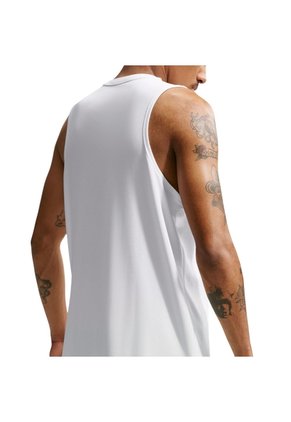 Camiseta Sin Mangas Nike Df Miler Tank Top Hombre-Blanco