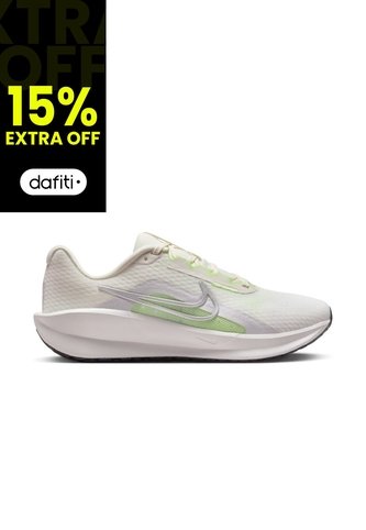 Tenis Nike Downshifter 13 Mujer-Beige/Verde Nike