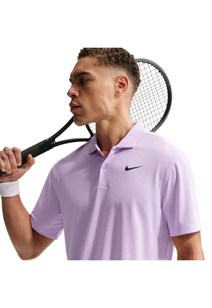 Camiseta Polo Nike Court Hombre-Lila
