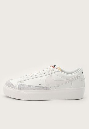 Tenis Lifestyle Marfil-Gris Nike Blazer Low Platform
