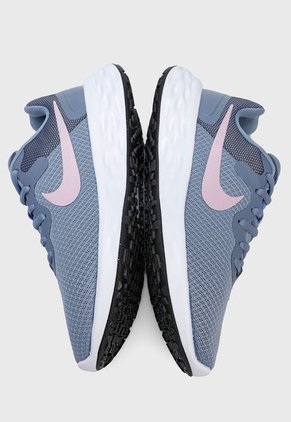 Tenis Running Azul-Rosa-Blanco Nike Revolucion 6NN