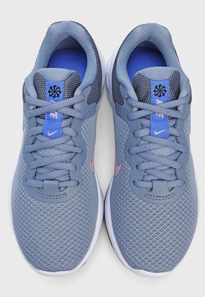 Tenis Running Azul-Rosa-Blanco Nike Revolucion 6NN