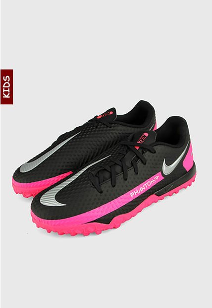 nike negras con fucsia