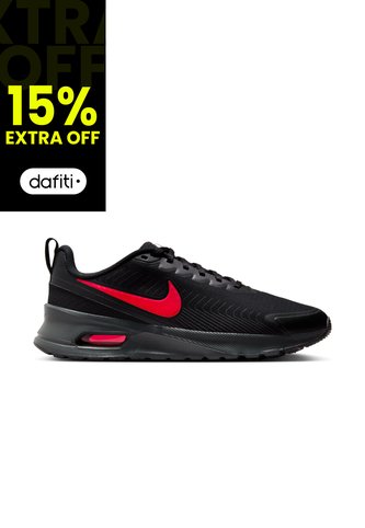Tenis Nike Air Max Nuaxis Hombre-Negro/Rojo Nike