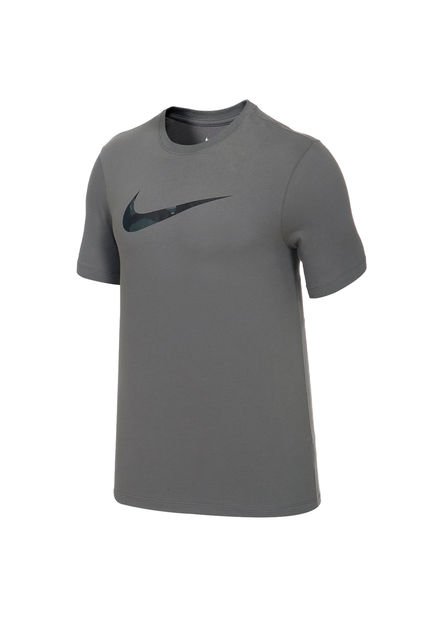 Camiseta Nike Camo Dri-FIT Para Hombre-Gris Oscuro