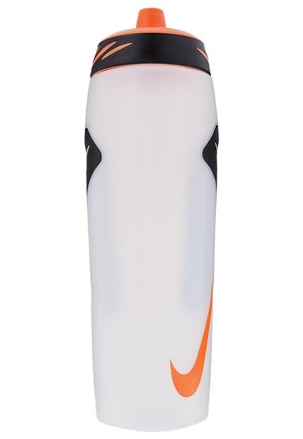 Caramañola Blanco-Negro-Naranja Nike Hyperfuel Water Bottle 32Oz