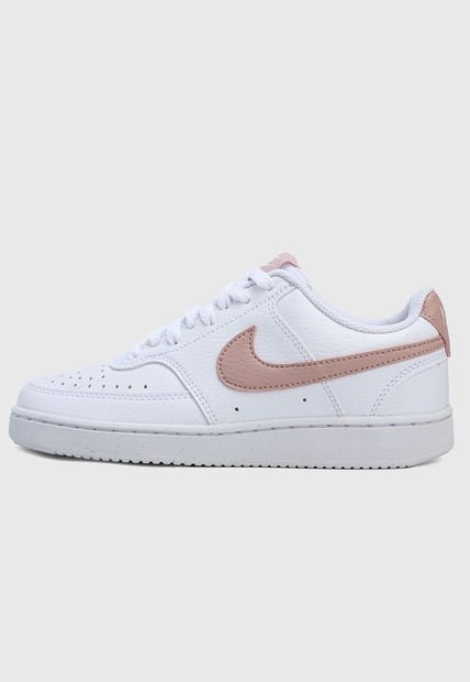 Tenis Lifestyle Blanco-Rosa Nike Court Vision Lo Nn