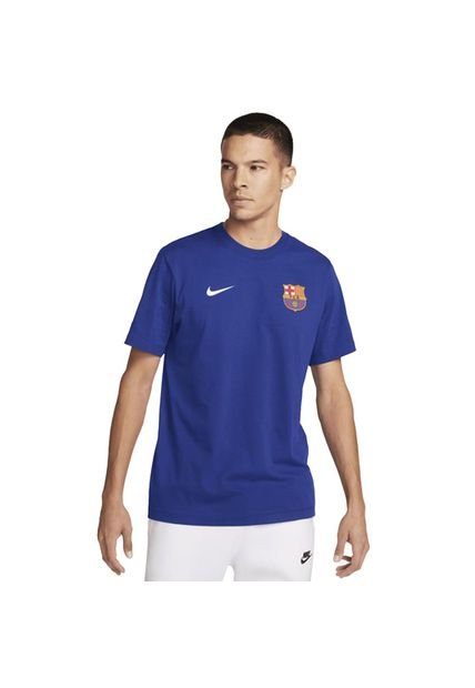 Camiseta Nike Fc Barcelona Number Tee-Azul