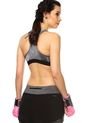 Top Negro/Gris/Blanco Nike Pro Clsc Pad Frquency Bra de Nike