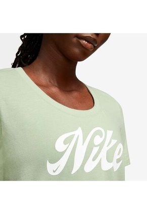 CAMISETA NIKE MUJER FD2986-343 VERDE Talla M