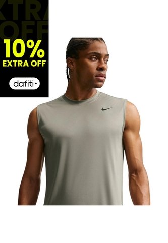 Camiseta Sin Mangas Nike M Df Tee Std Flex Hombre-Verde Nike