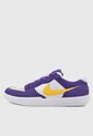 Tenis Lifestyle Blanco-Púrpura-Amarillo Nike SB Force 58 de Nike